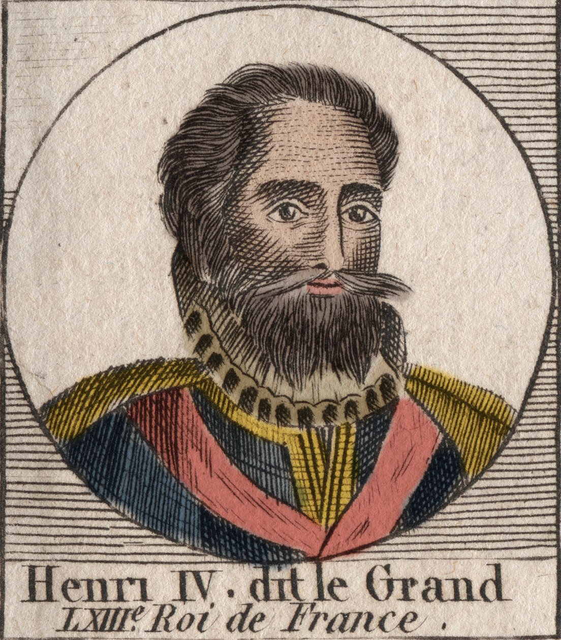 Henry IV (1553-1610) Portresi Fransa Kralı - IV. Henry (1553-1610) Portresi Fransa Kralı - Charles Constant Le Tellier 1821 “Instruction sur l