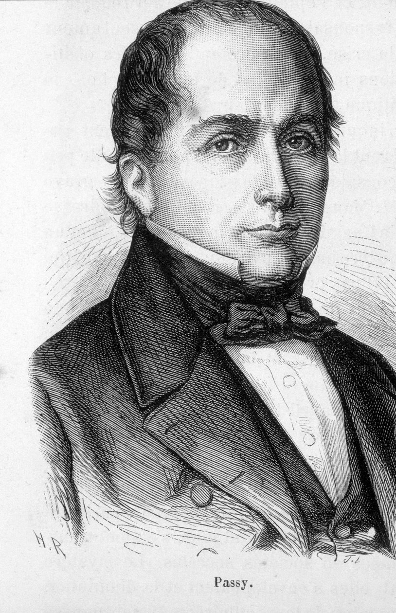 Hippolyte Passy (1793-1880), Fransız politikacı ve ekonomist portresi by Unknown artist