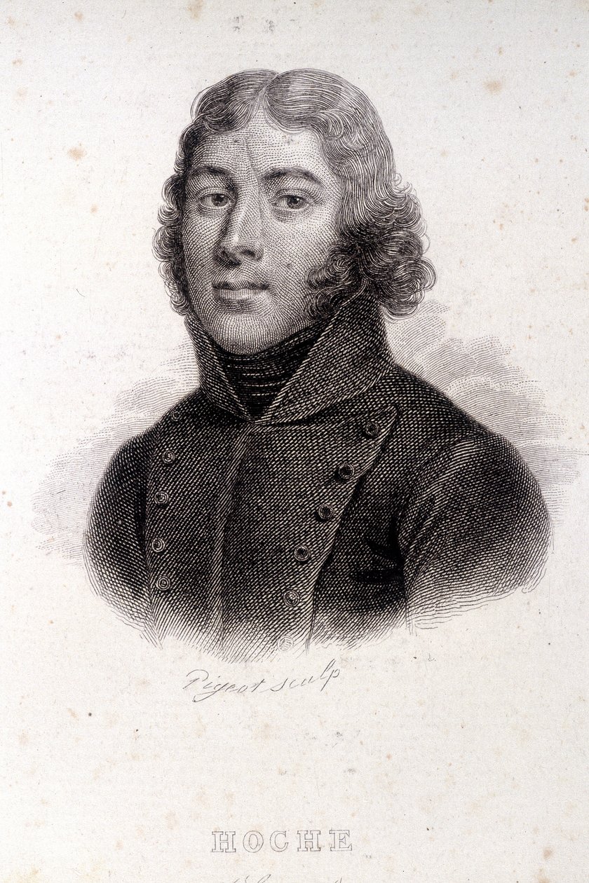 Hoche portresi, 19. yüzyıl gravürü by Unknown artist