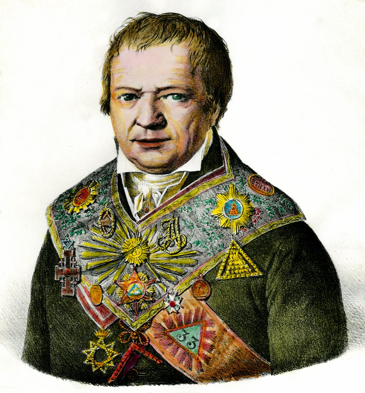 Kaplamanın Portresi, Franc Macon. by Unknown artist