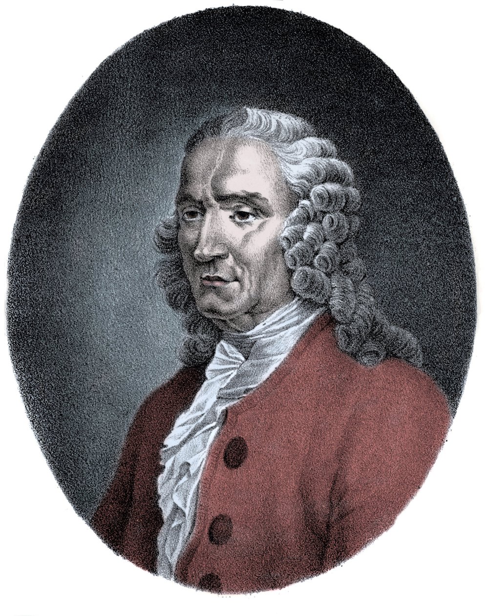 Jean-Philippe (Jean Philippe) Rameau (1683-1764), Fransız bestecinin portresi. by Unknown artist