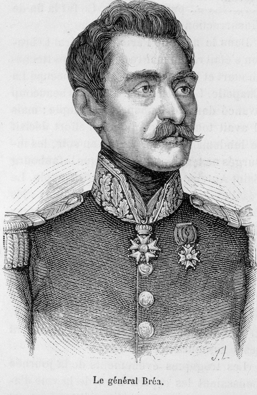Jean Baptiste Fidele Brea, Fransız general (1790-1848) portresi. by Unknown artist