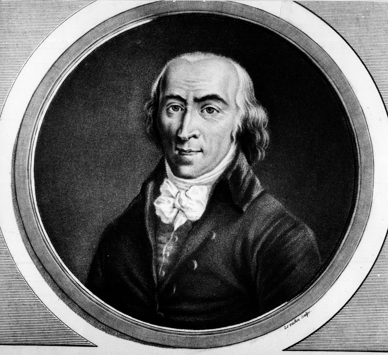 Jean Marie Roland de la Platiere (1734-1793), Fransız bakanın portresi. “” Üç cilt halinde Fransız devriminin tarihi resimlerinin tam koleksiyonunda gravür.””” 1804. by Unknown artist