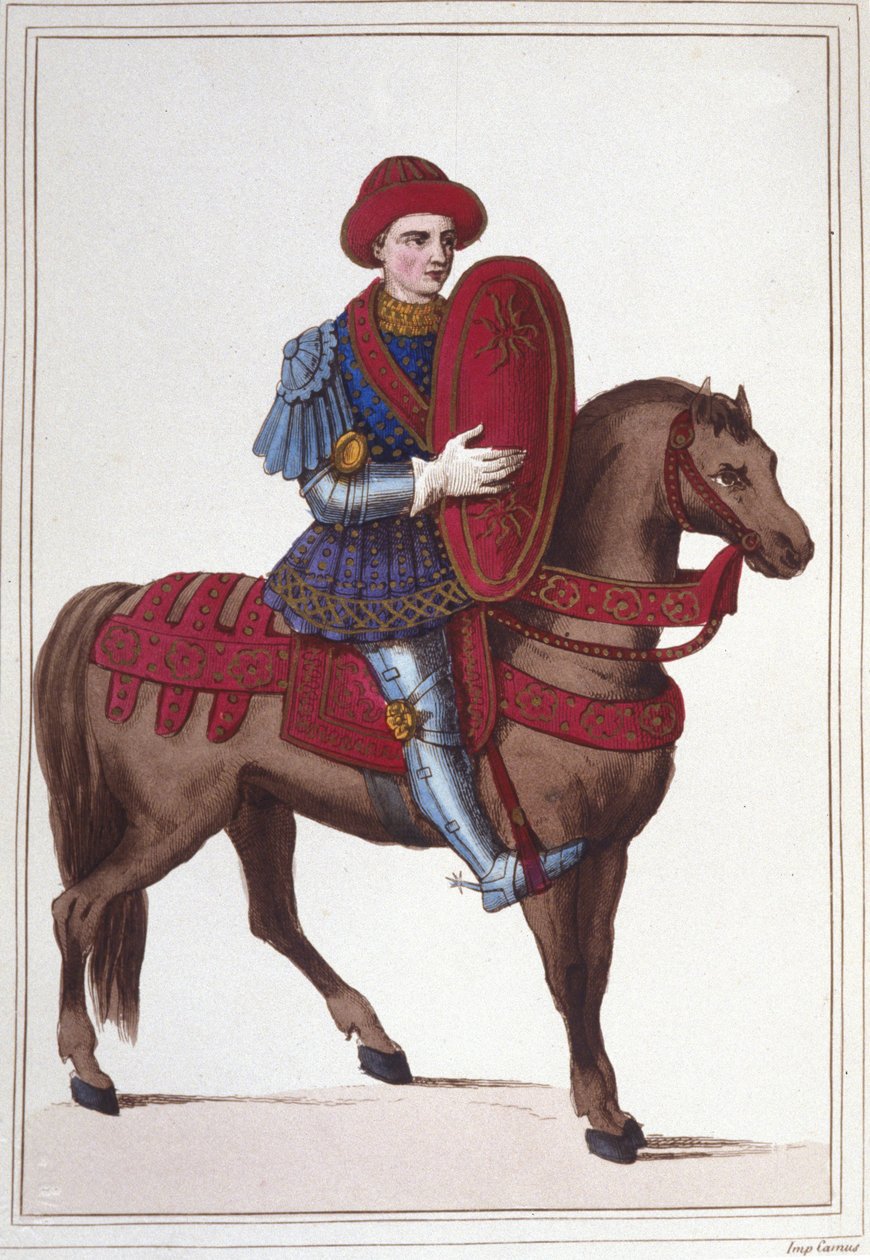 Xaintrailles Lordu Jean Poton'un veya Fransa'nın Saintrailles Maréchal'inin (c. 1400 - 1461) portresi Joan of Arc'ın arkadaşlarından biriydi. by Unknown artist