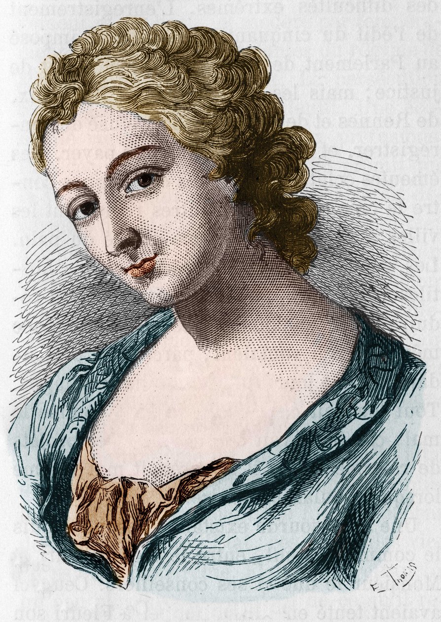 Madam la Marquise de Prue (1698-1727) olarak bilinen Jeanne Agnes Berthelot de Plemont