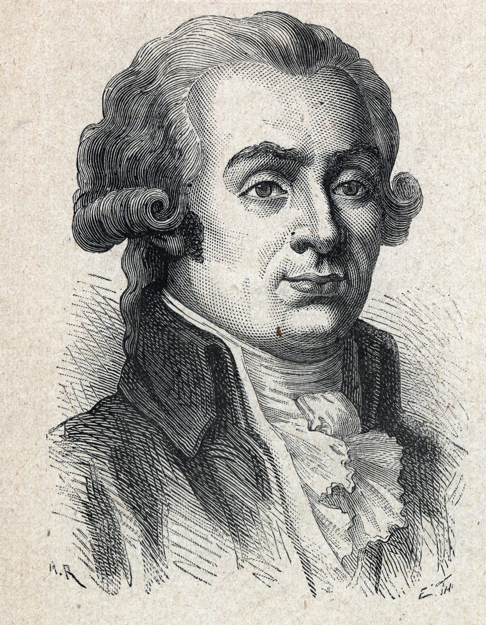 Jerome Petion de Villeneuve (1756-1794), Fransız politikacı portresi. by Unknown artist