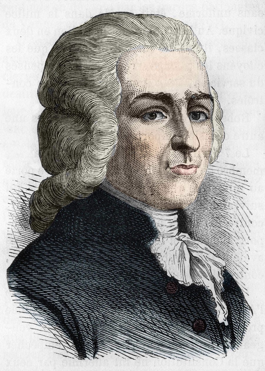 Joseph Ignace Guillotin (1738-1814), Fransız hekim ve politikacı portresi by Unknown artist
