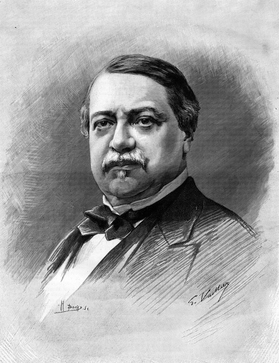 Leon Say (1826-1896), Fransız politikacı, ekonomist portresi. by Unknown artist