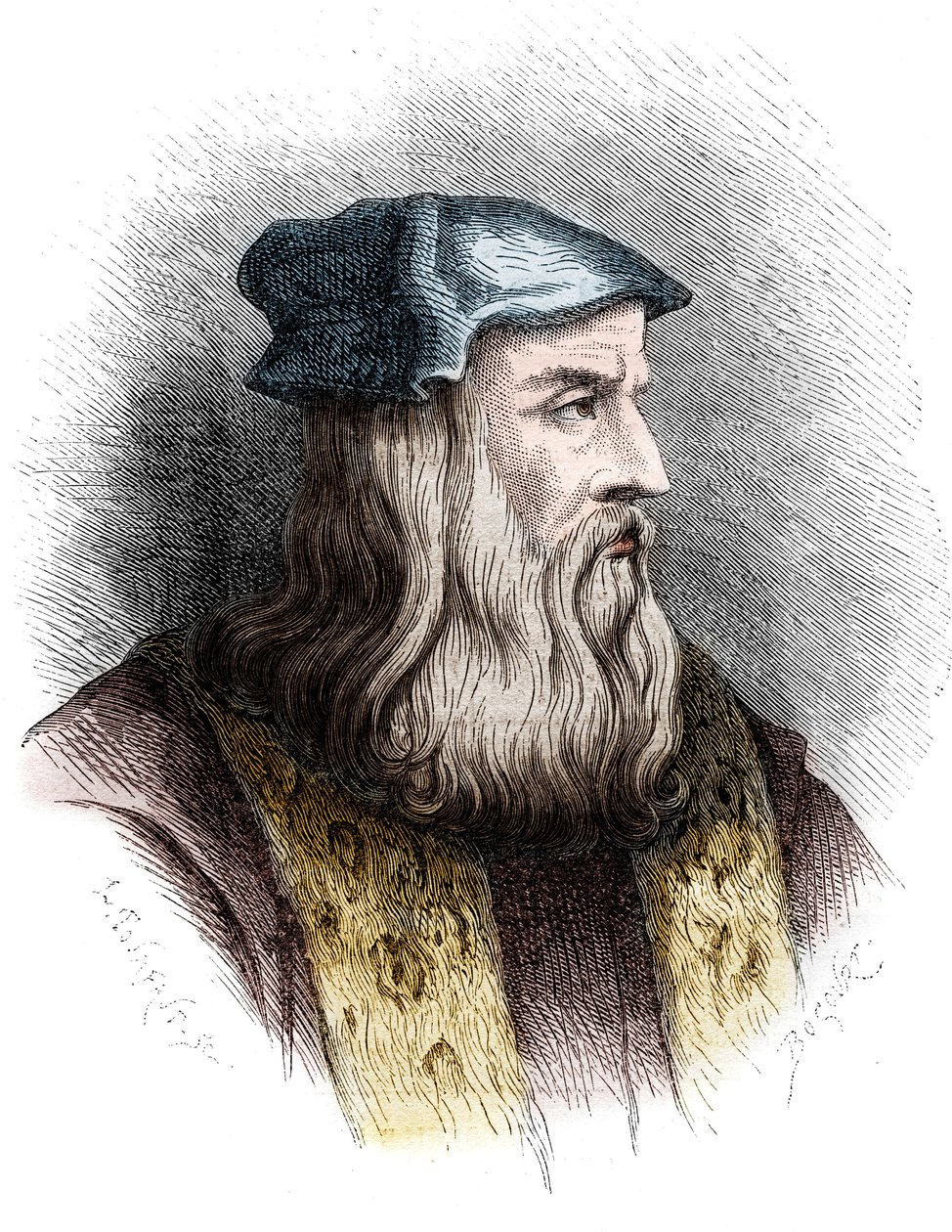 İtalyan ressam Leonard de Vinci
