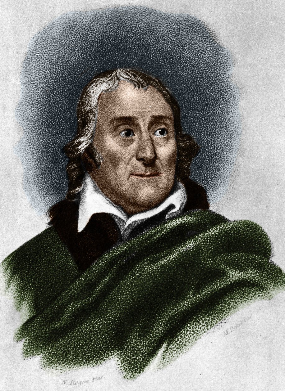 Lorenzo da Ponte (1749-1838) librettist ve Yahudi kökenli İtalyan yazar portresi. by Unknown artist
