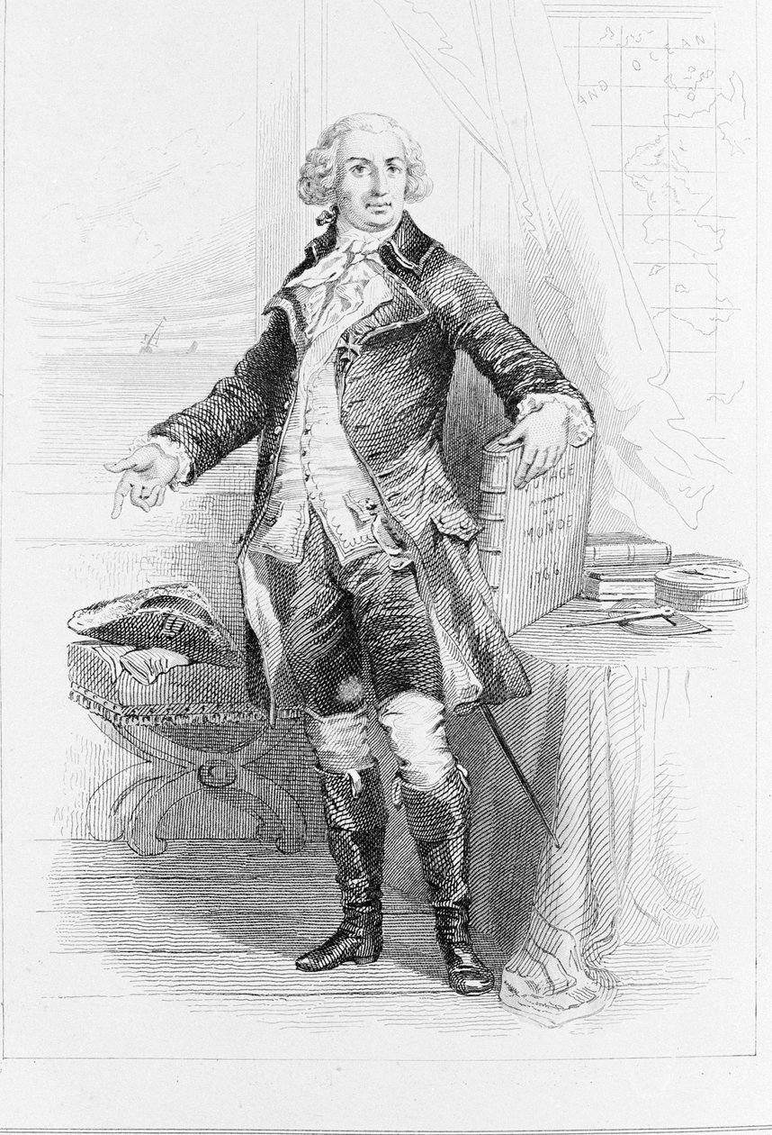Louis Antoine, Bougainville Kontu (1729-1811) portresi. by Unknown artist