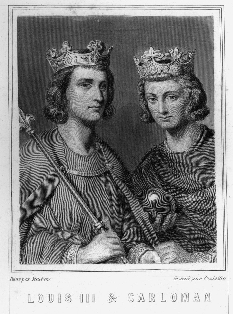 Louis III (c. 863 - 882), Fransa Kralı ve Carloman