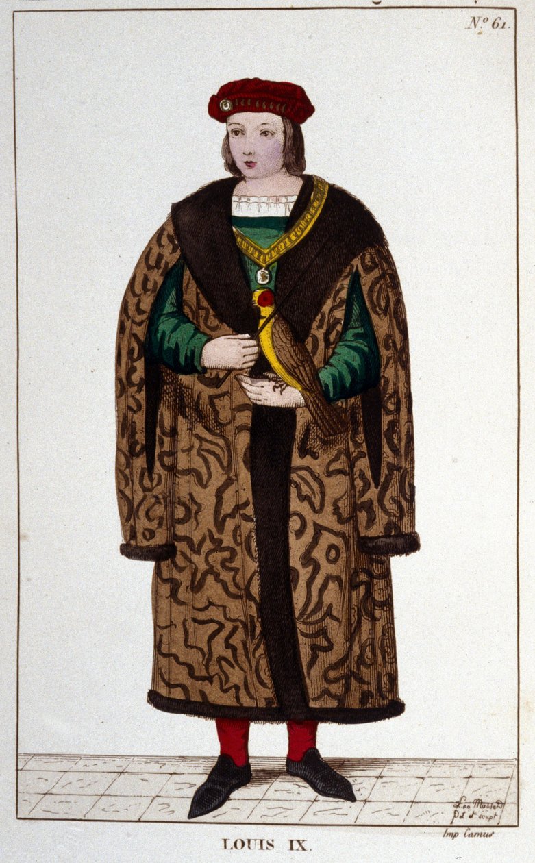 Louis IX veya Saint Louis (1214 - 1270) portresi. by Unknown artist