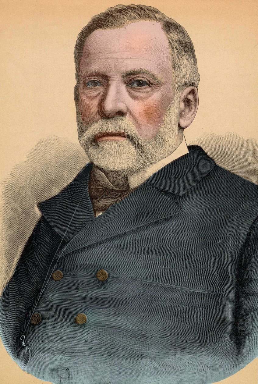Louis Pasteur (1822-1895), Fransız kimyager ve biyolog portresi. by Unknown artist