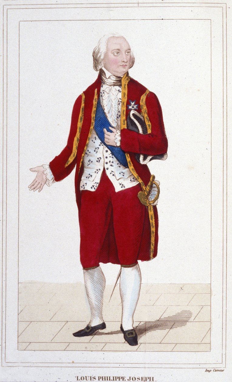 Philippe Egalité olarak bilinen Louis Philippe II Joseph, Orléans ve Chartres Dükü