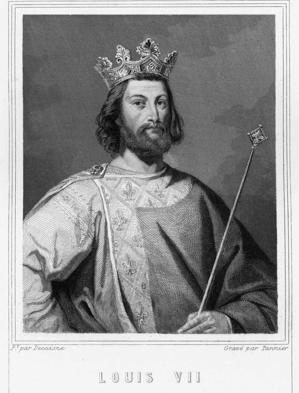 Louis VII Genç (1120 - 1180), Fransa Kralı - Lavallée