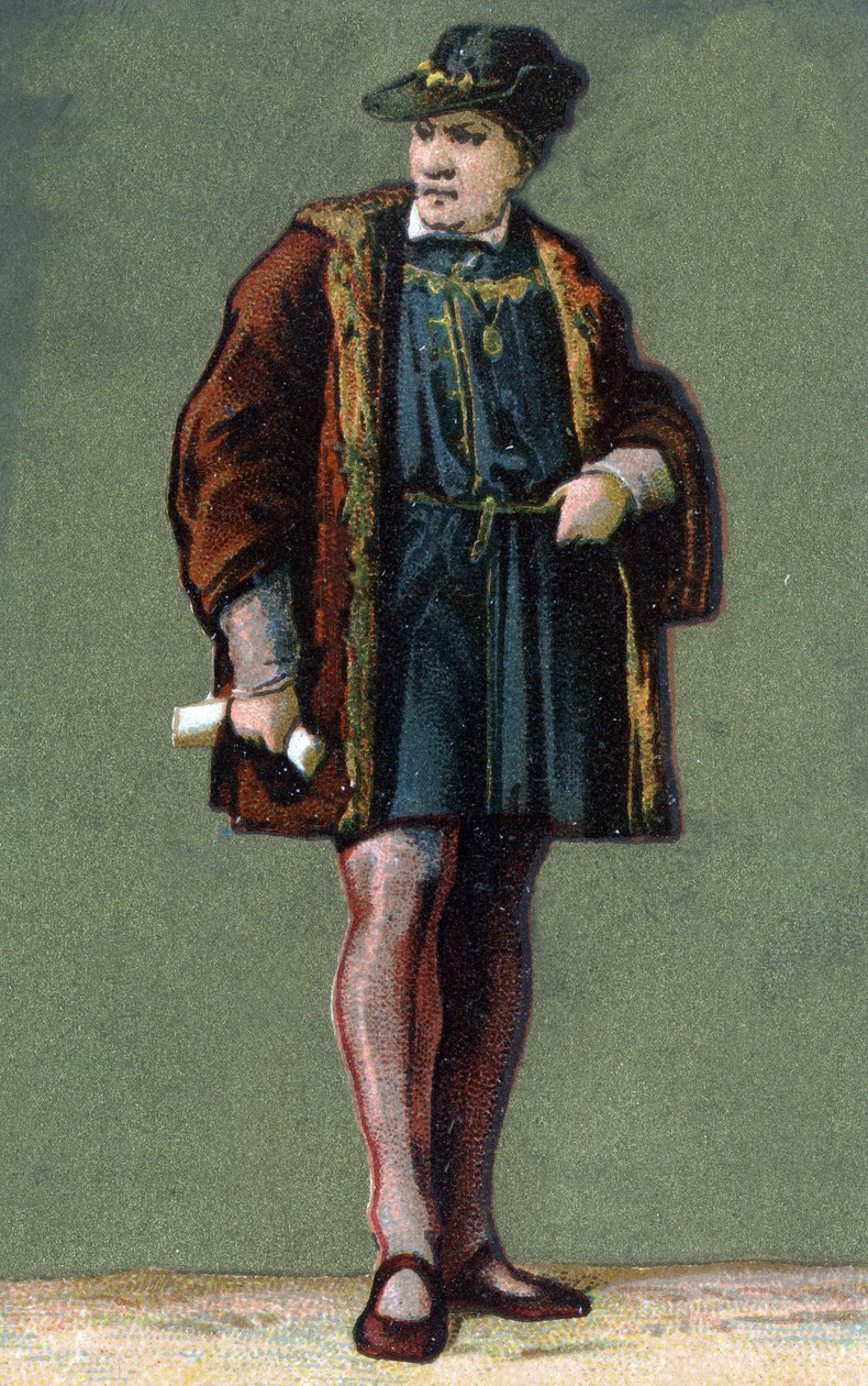 Fransa Kralı Louis XI (1423-1483) portresi. by Unknown artist