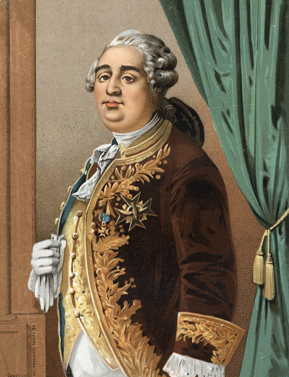 Louis XVI (1754 - 1793) “ünlü kadın ve erkek” den sonra Fransa Kralı
