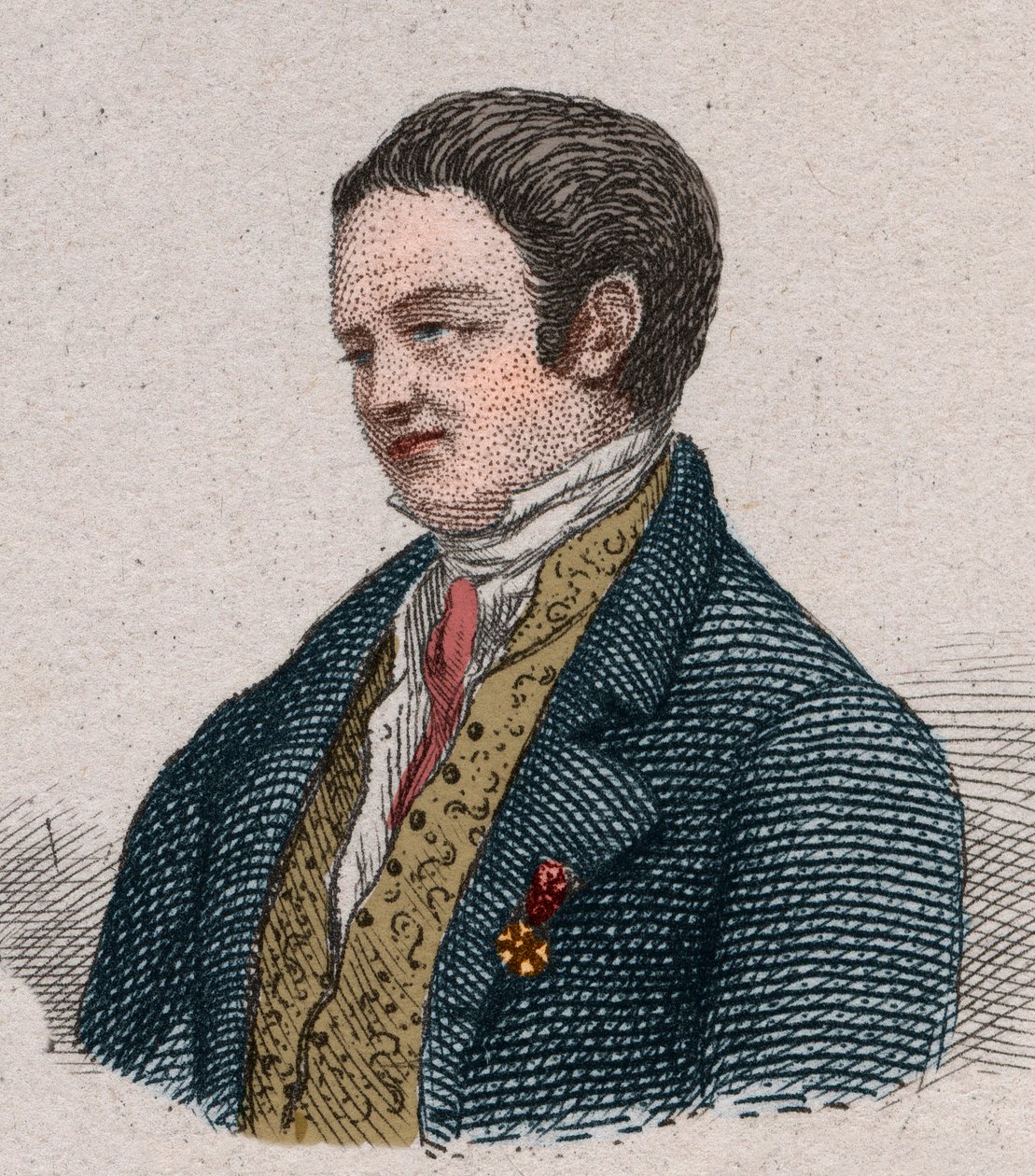 Louis de Fontanes (1757-1821), Fransız yazar ve politikacının portresi. by Unknown artist