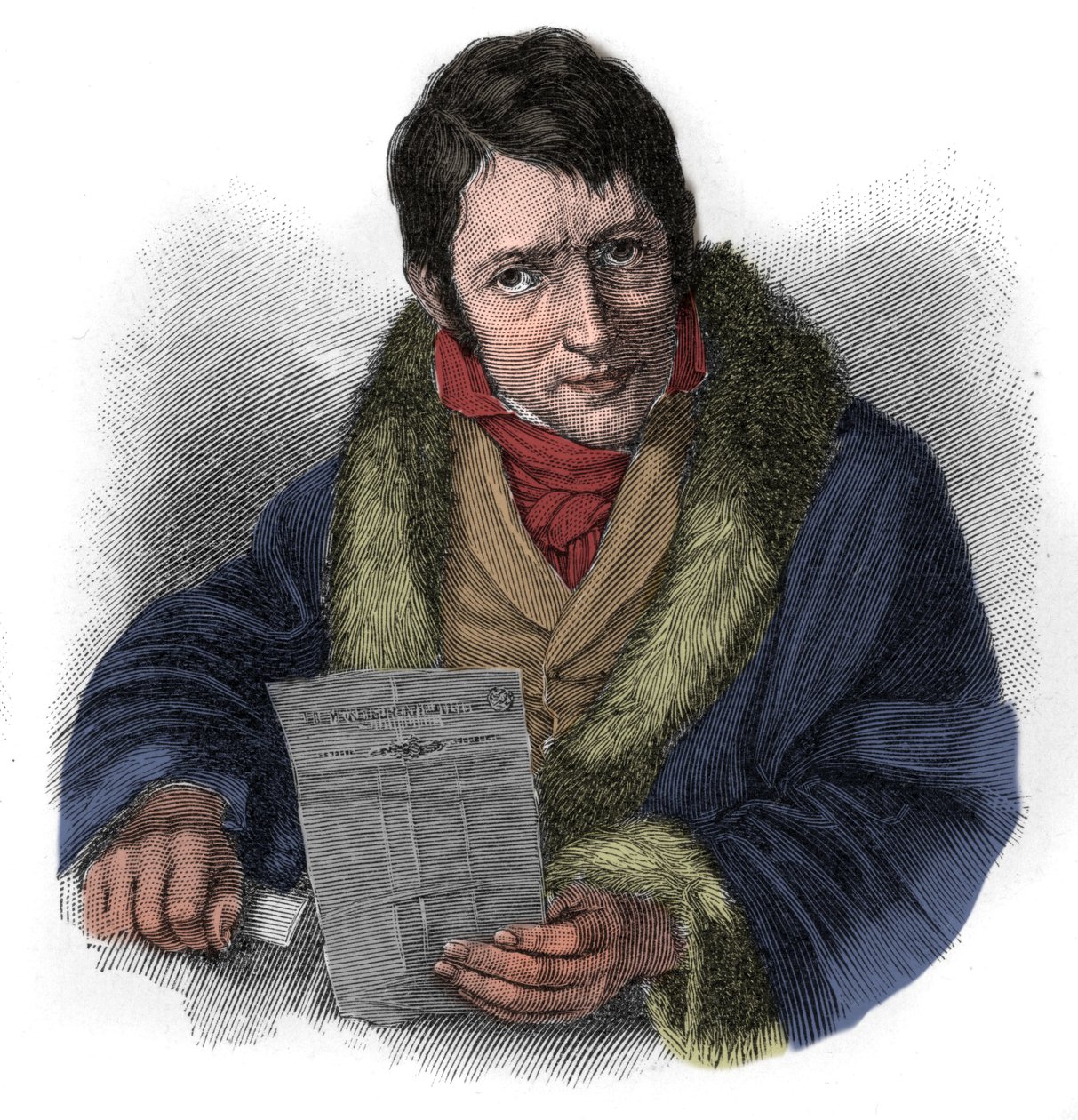 Ludwig Borne (1786-1837), Alman Yazar Portresi by Unknown artist