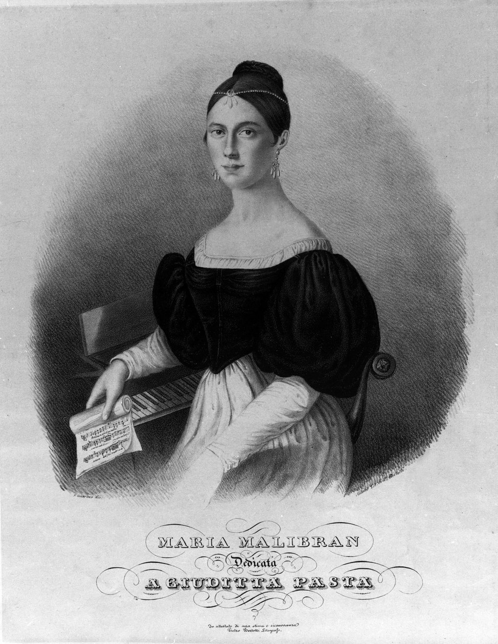 Malibran (1808-1836) şarkıcısı olarak adlandırılan Maria Garcia