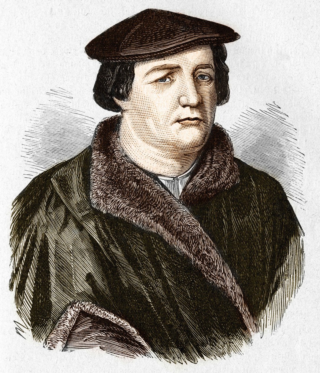 Martin Luther, Alman Protestan ilahiyatçı ve reformcu portresi. by Unknown artist