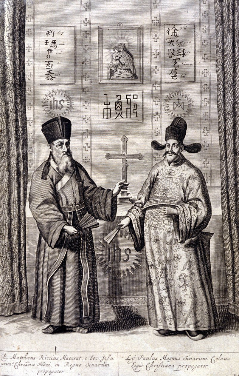 Matteo Ricci (solda), İtalyan Cizvit ve Paul Ly, Çin