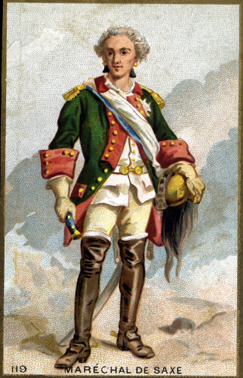 Saksonya Mareşali (1696 - 1750), Fransa Mareşali olarak bilinen Saksonya Kontu Maurice