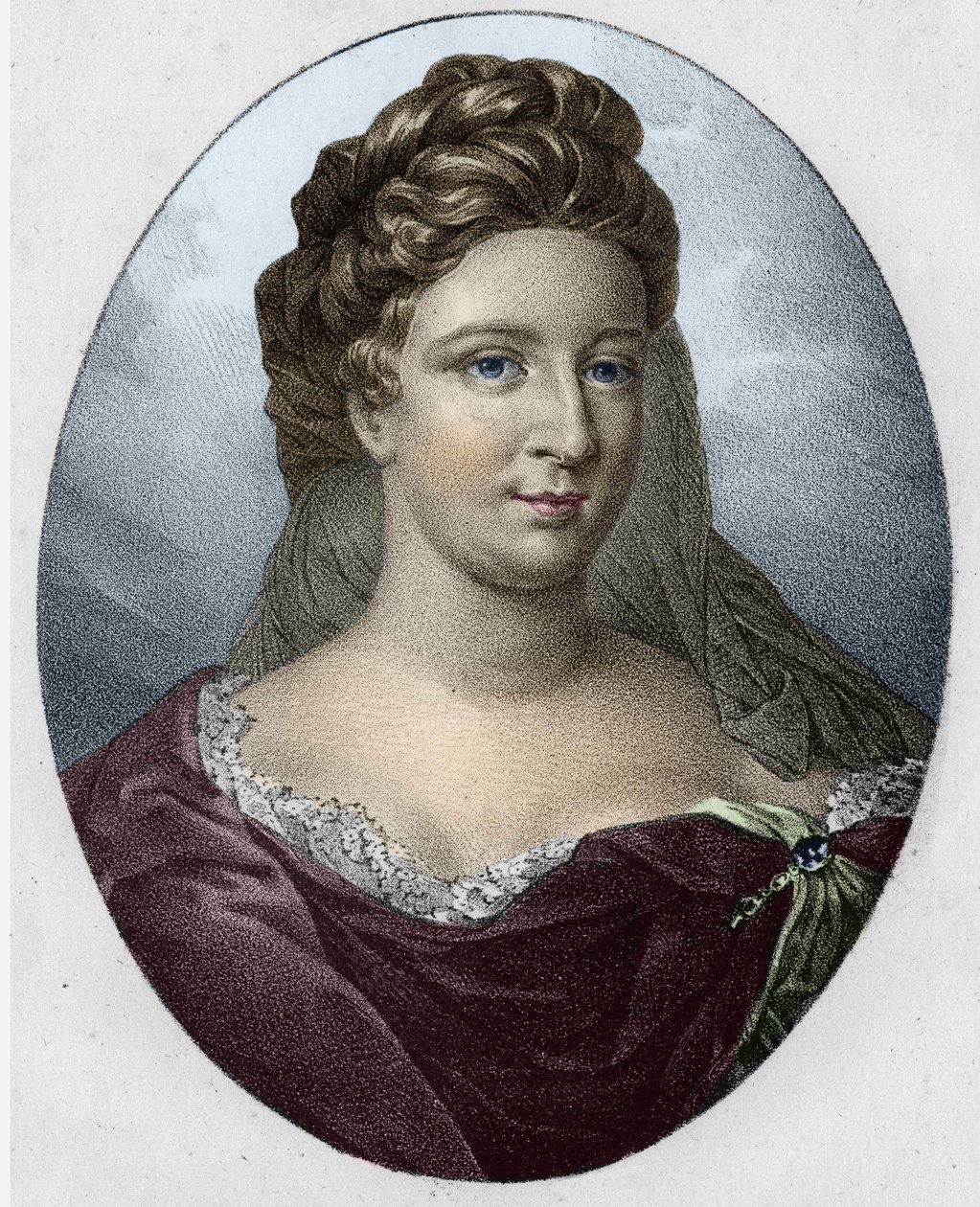 Bayan Portresi Antoinette Deshoulieres (1634-1694) by Unknown artist