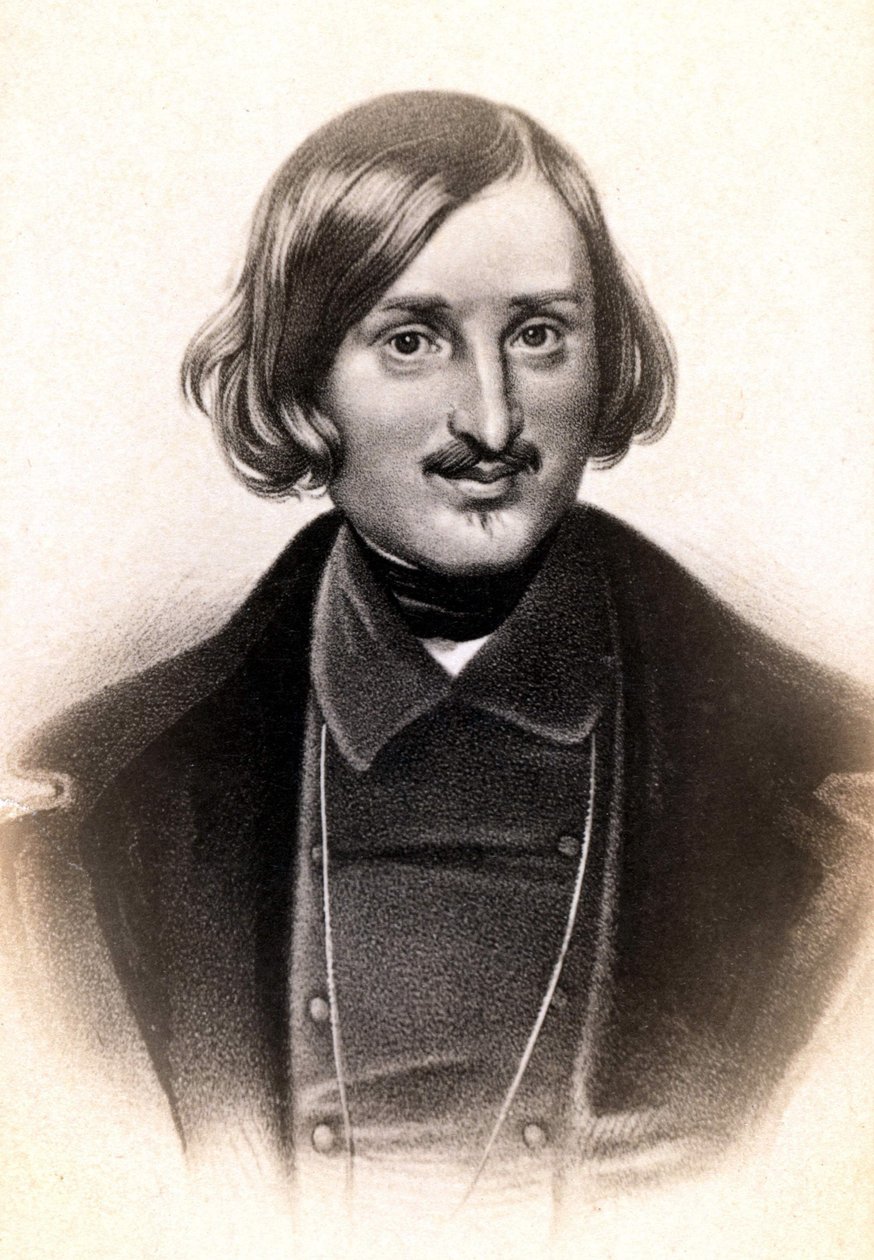 Fransız Nicolas Gogol (1809 - 1852), Rus yazar Nicolai Vasilyevich