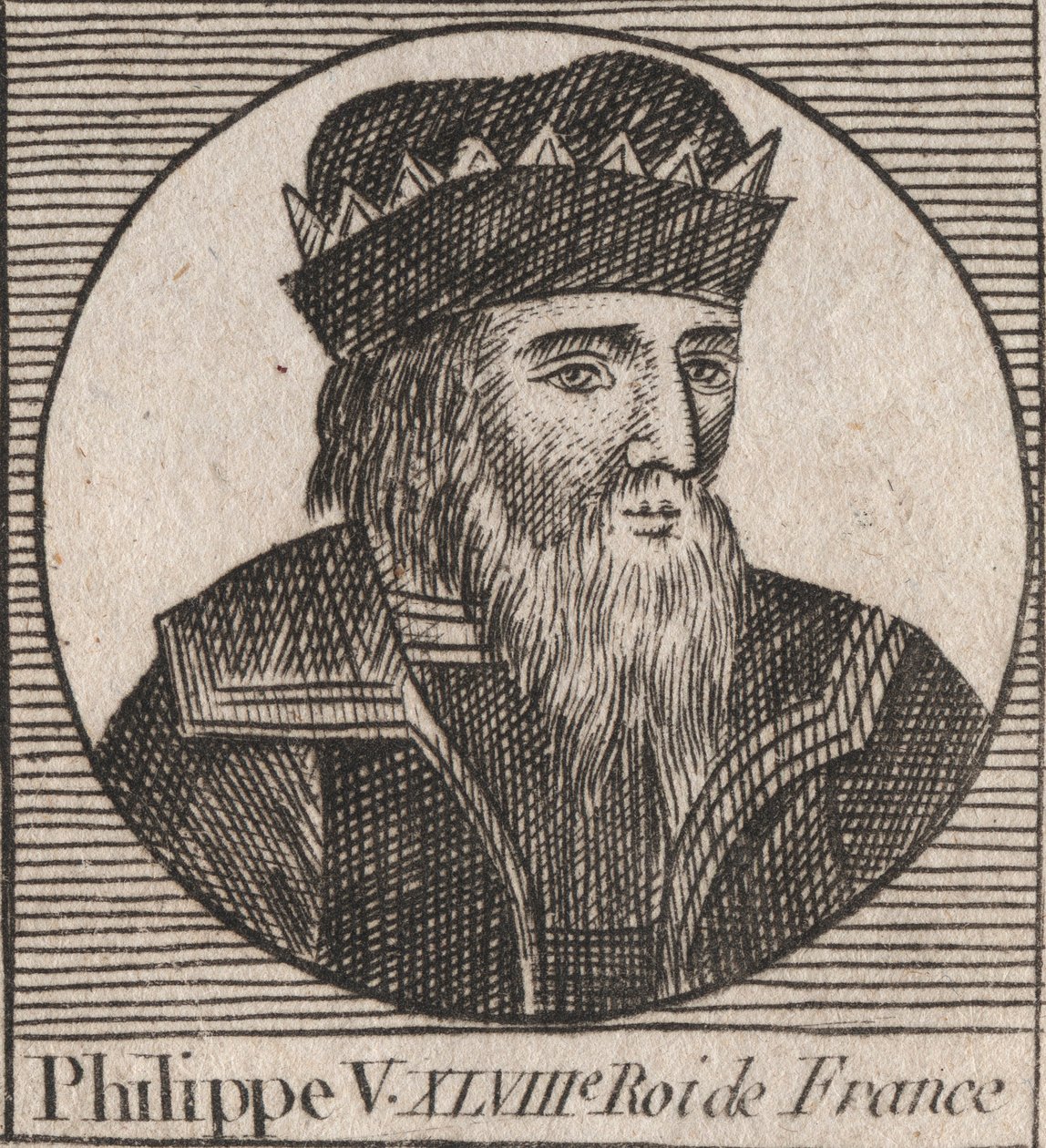 Uzun Philip V (1294 - 1322), Fransa Kralı - Philippe V (1294-1322) 