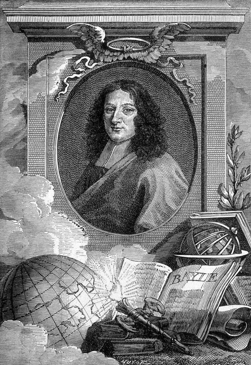 Pierre Bayle (1647 - 1706) Fransız yazar ve filozof portresi. by Unknown artist