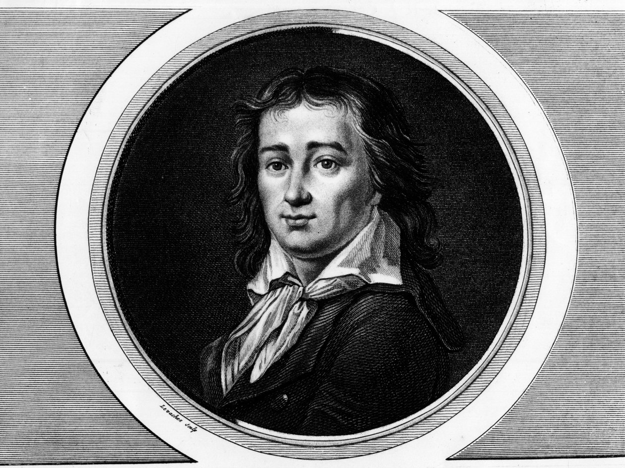 Pierre Gaspard Chaumette (1763-1794), Fransız politikacı portresi. “” Üç cilt halinde Fransız devriminin tarihi resimlerinin tam koleksiyonunda gravür.””” 1804. by Unknown artist