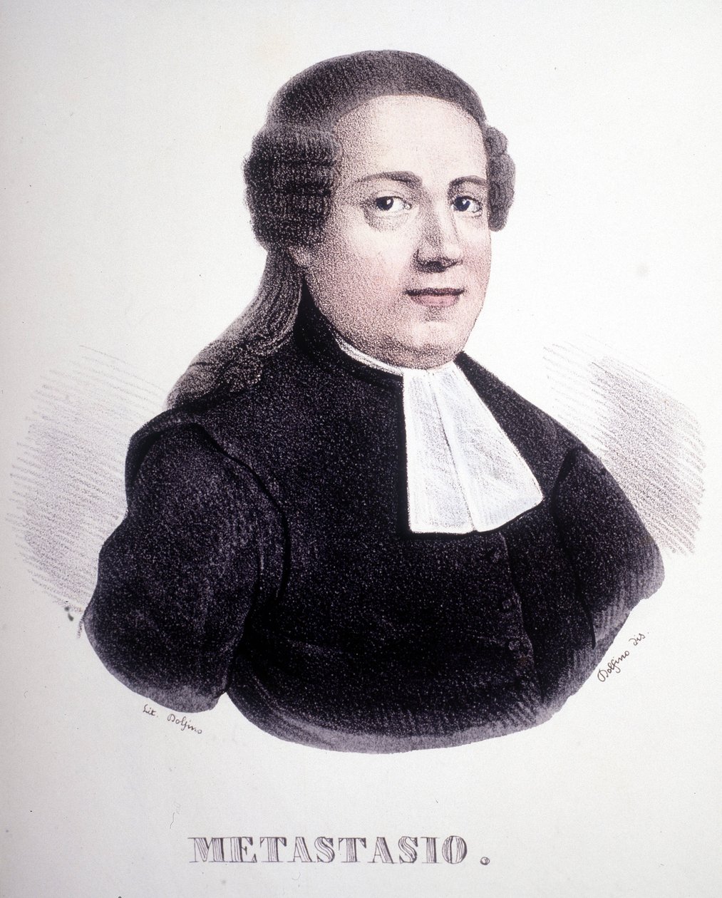 Pierre Metastase'nin (veya Pietro Metastasio) portresi (1698 - 1782). by Unknown artist