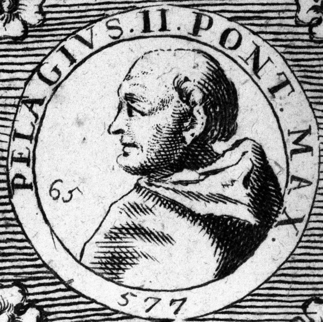 Portre OP Papa Belage E (Belges) (1-6). by Unknown artist