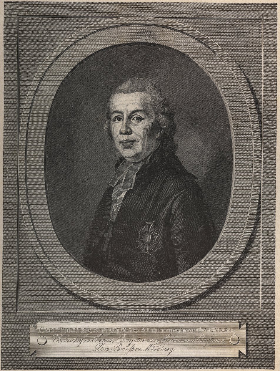 Prens Karl Theodor von Dalberg (1744-1817), başpiskopos ve devlet adamı, yazar ve filozof portresi by Unknown artist