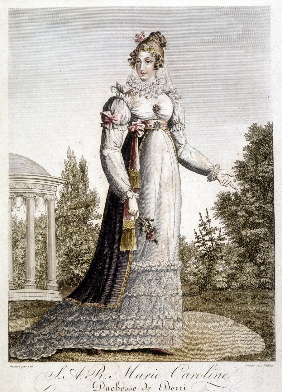 Kraliçe Mary Caroline, Berry Düşesi, Napoli Kralı