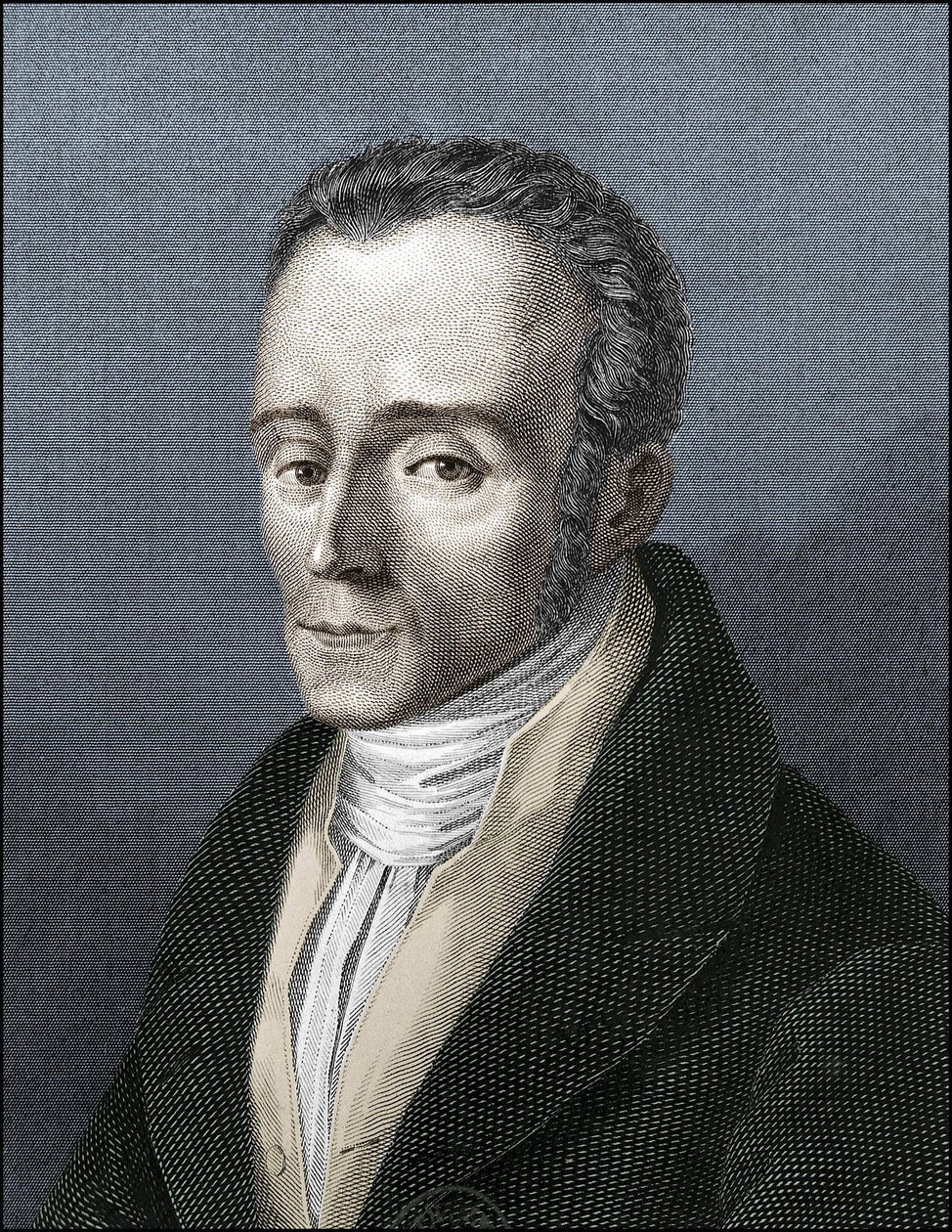 Silvio Pellico, İtalyan yazar (1789-1854) portresi by Unknown artist