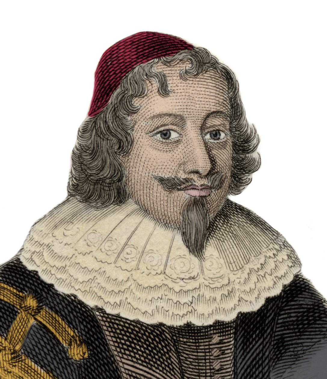 William Noy (1577-1634), İngiliz hukukçu portresi. by Unknown artist