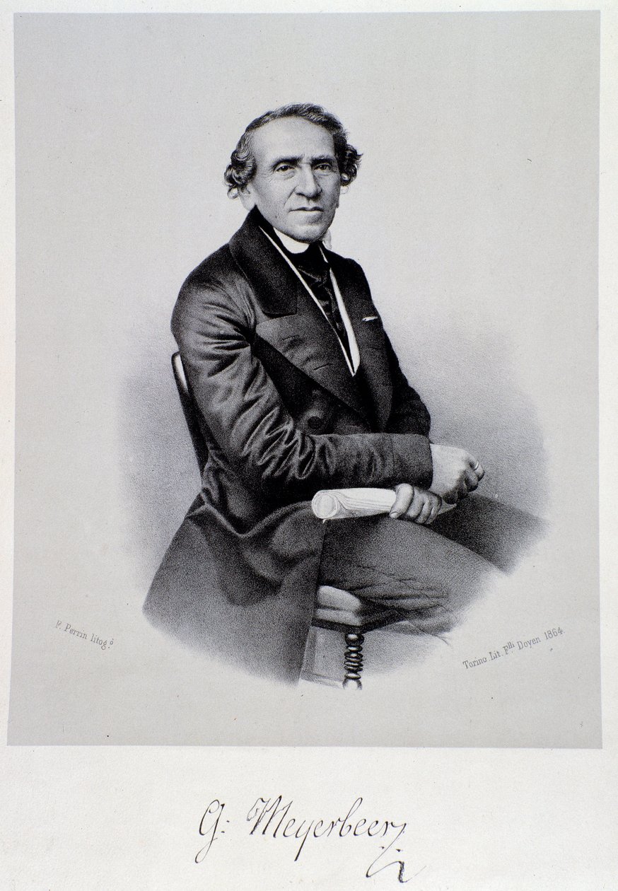 Alman opera bestecisi Giacomo Meyerbeer
