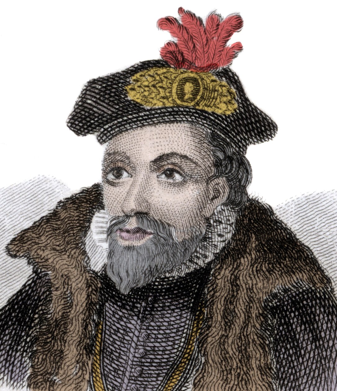 Northumberland Dükü John Dudley (1501-1553) (John Dudley) portresi by Unknown artist