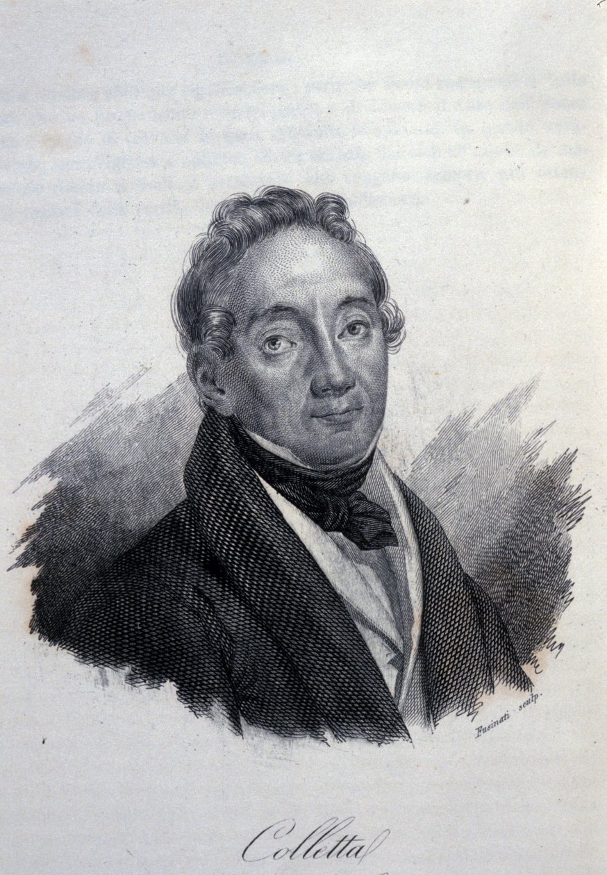İtalyan Vatansever ve Tarihçi Pietro Colletta