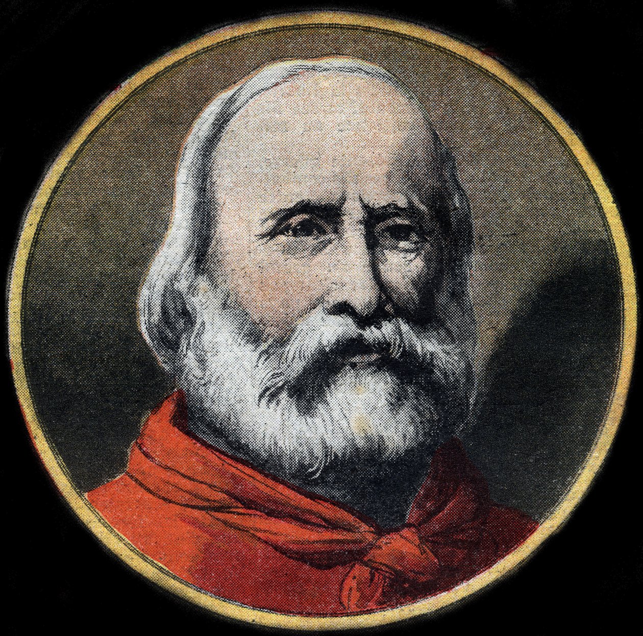 İtalyan askeri ve politikacı Giuseppe Garibaldi
