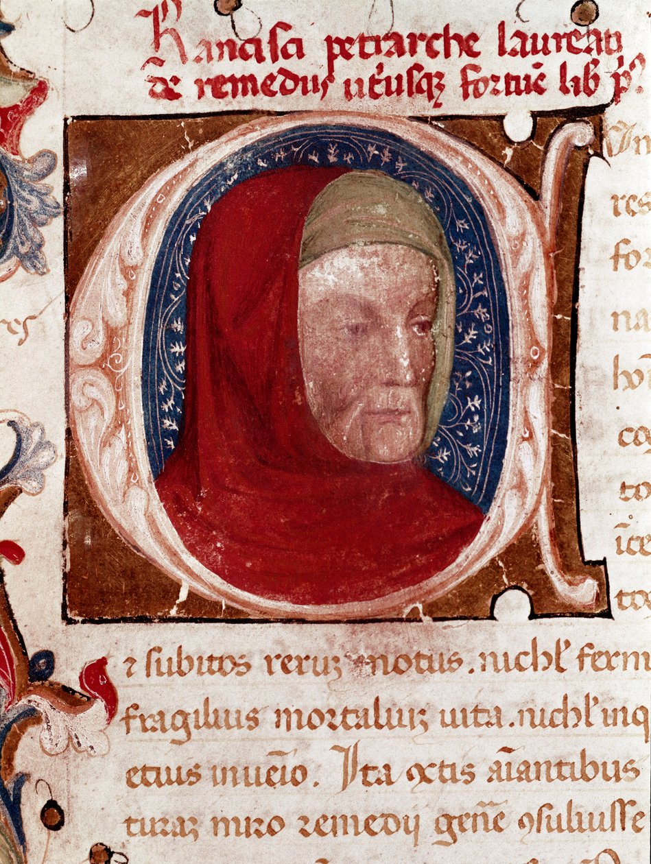 İtalyan şair Francesco Petrarca