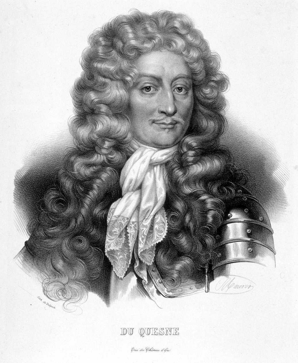 Marquis Abraham Duquesne, Fransız denizci (1610-1688) portresi by Unknown artist
