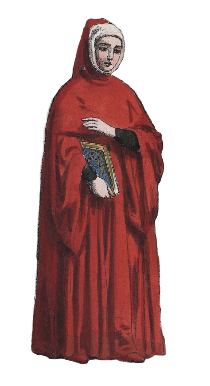 Şair Francesco Petraca dit Petrarque (1304-1374) - Petrarch (1304-1374) adlı şair Francesco Petrarch