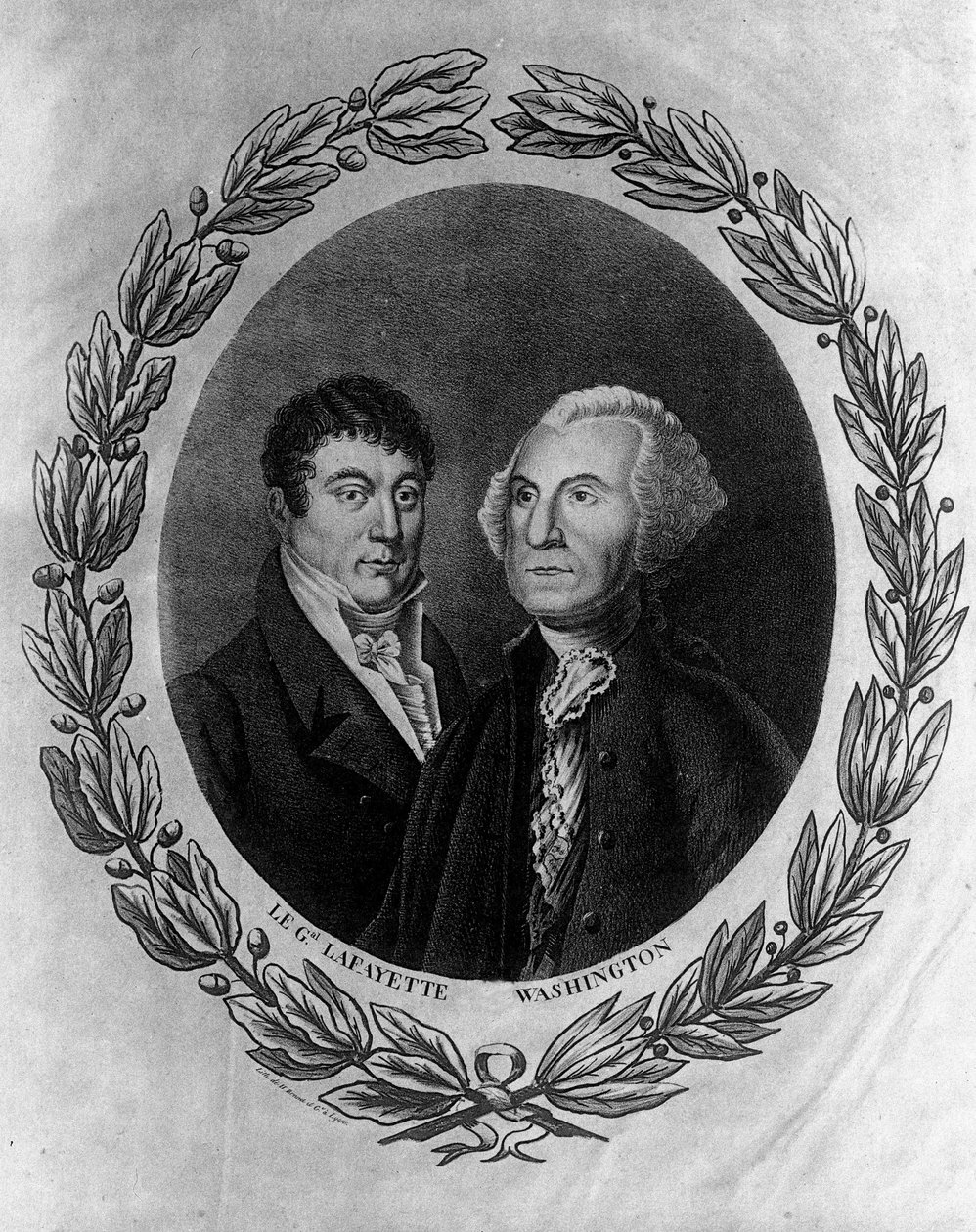 General La Fayette (Lafayette) ve Georges Washington