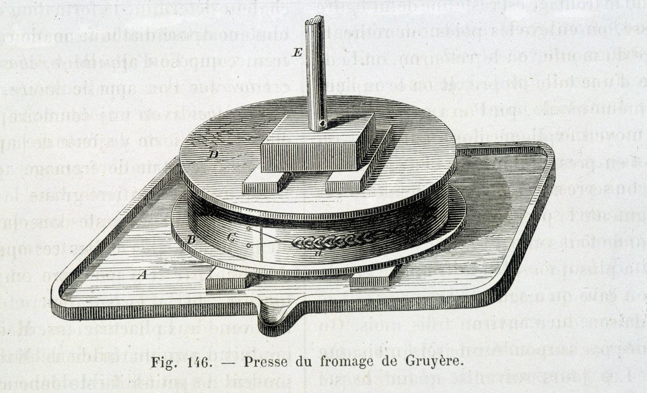 Presse à gruyère - Louis Figuier