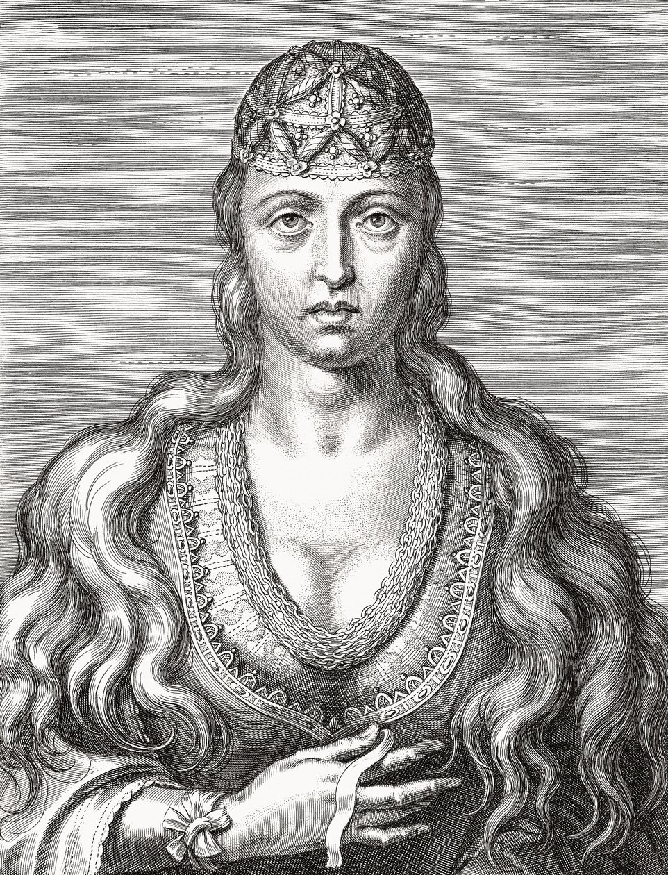Portekiz Prensesi Joan. Joana. Vesika. by Unknown artist