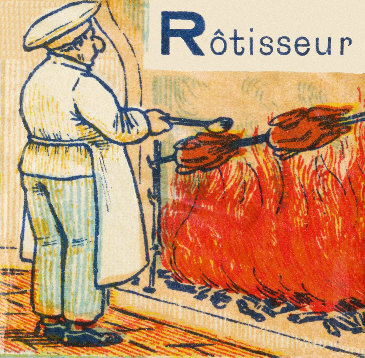 Rotisseur olarak R by Unknown artist